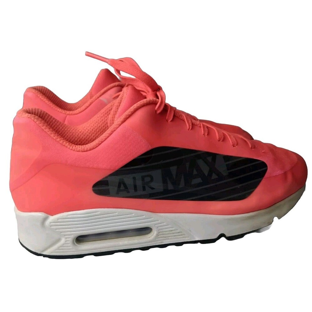 Nike Air Max 90 Shoes Mens Size 13 Sneakers Big Logo Bright Crimson